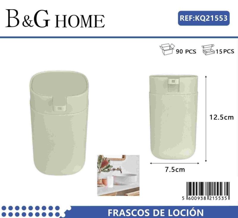Θήκη κρεμοσάπουνου Dispenser πλαστική - Beige - 21553 - Image 2
