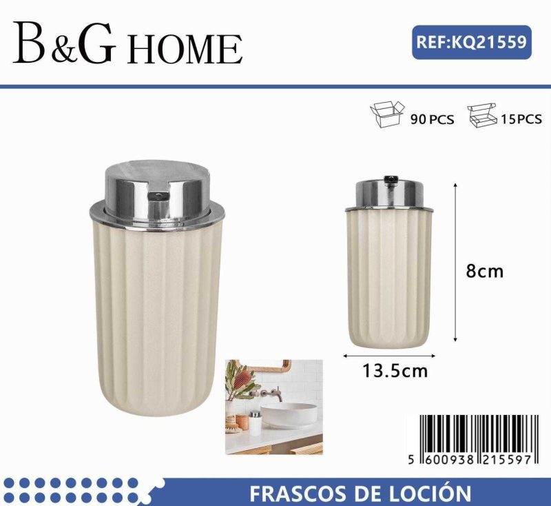 Θήκη κρεμοσάπουνου Dispenser πλαστική - Beige - 21559 - Image 2