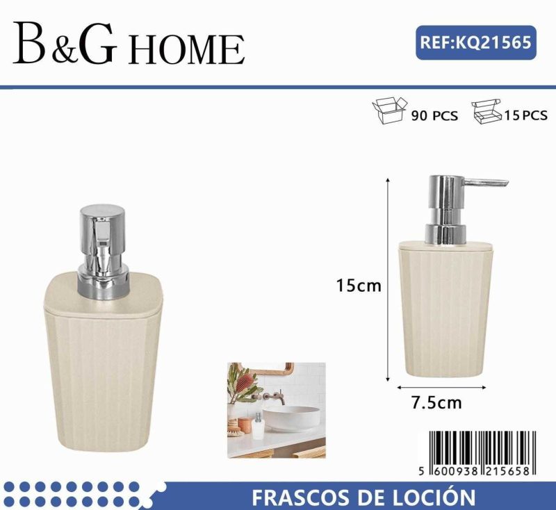 Θήκη κρεμοσάπουνου Dispenser πλαστική - Beige - 21565 - Image 2
