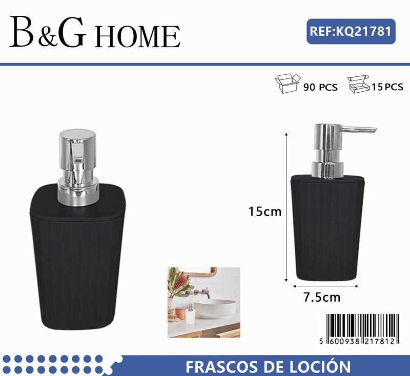 Θήκη κρεμοσάπουνου Dispenser πλαστική - Black - 21781 - Image 2