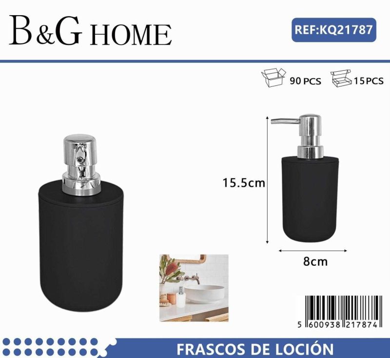 Θήκη κρεμοσάπουνου Dispenser πλαστική - Black - 21787 - Image 2