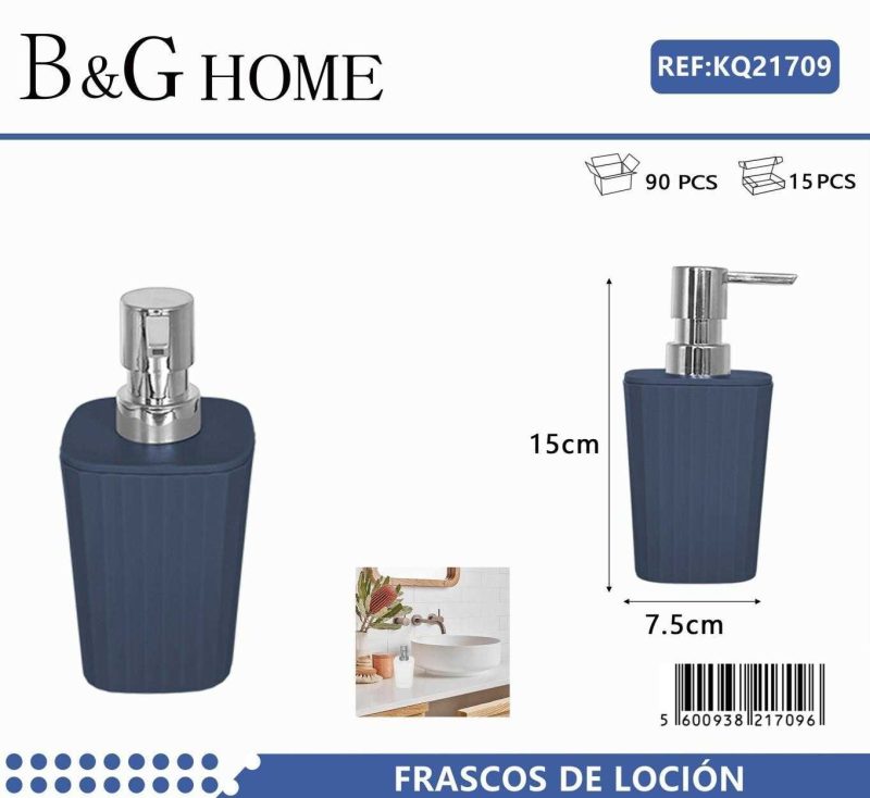 Θήκη κρεμοσάπουνου Dispenser πλαστική - Blue - 21709 - Image 2