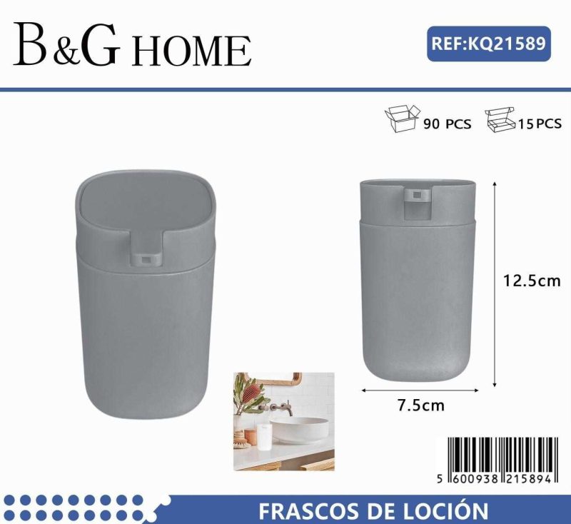 Θήκη κρεμοσάπουνου Dispenser πλαστική - Grey - 21589 - Image 2