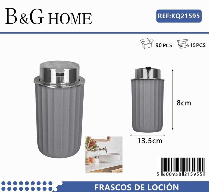 Θήκη κρεμοσάπουνου Dispenser πλαστική - Grey - 21595 - Image 2
