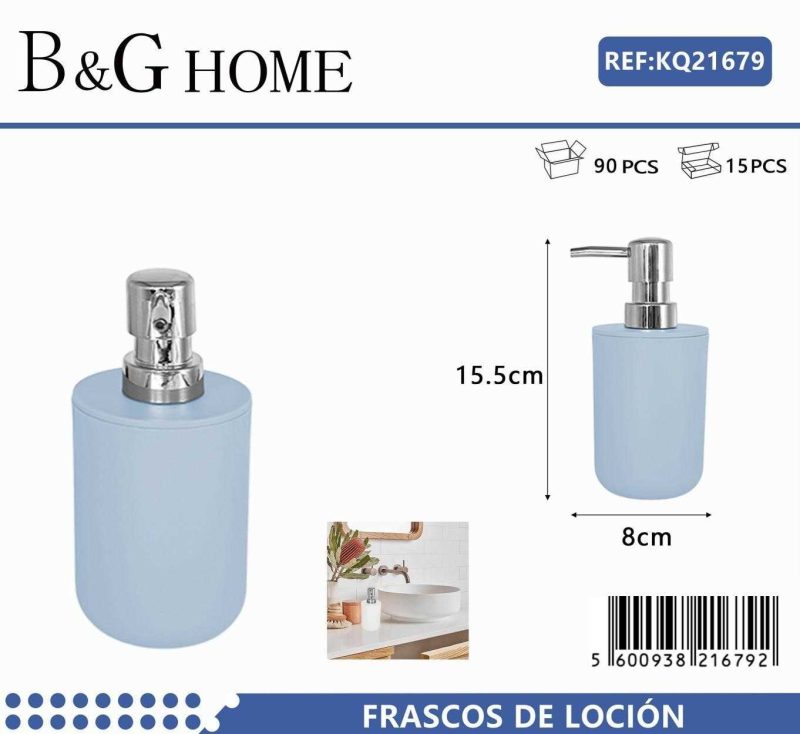 Θήκη κρεμοσάπουνου Dispenser πλαστική - Light Blue - 21679 - Image 2