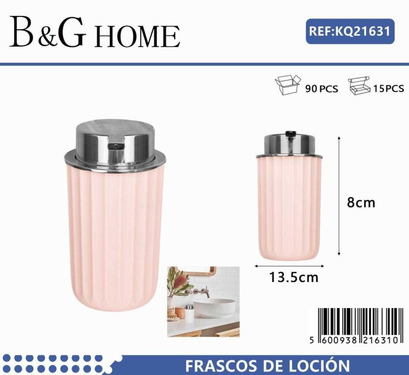 Θήκη κρεμοσάπουνου Dispenser πλαστική - Light Pink - 21631 - Image 2