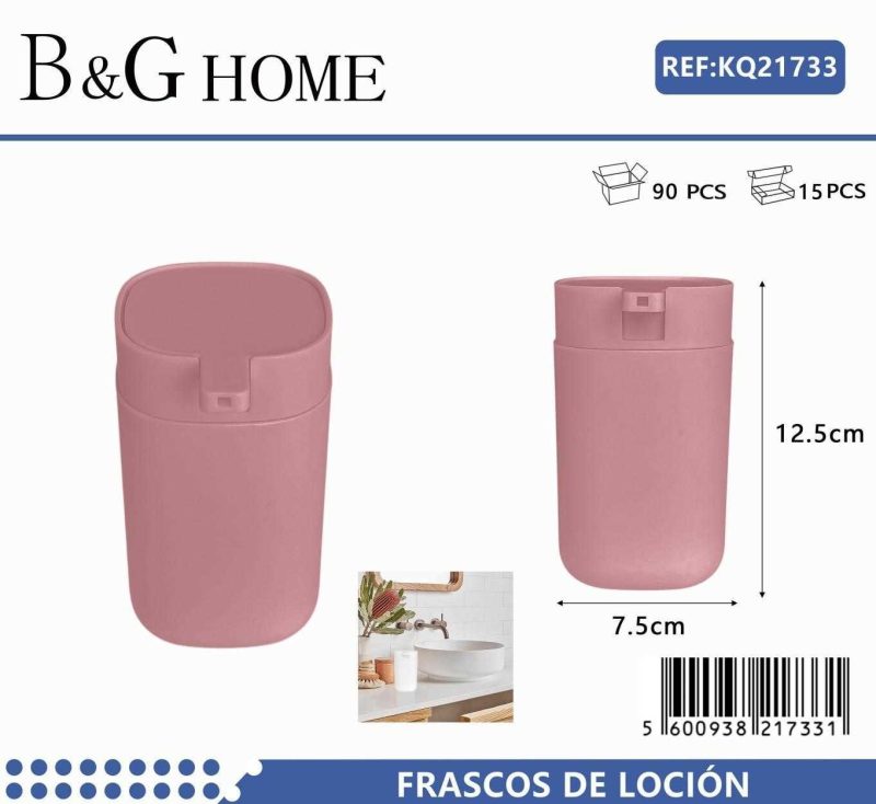 Θήκη κρεμοσάπουνου Dispenser πλαστική - Pink - 21733 - Image 2