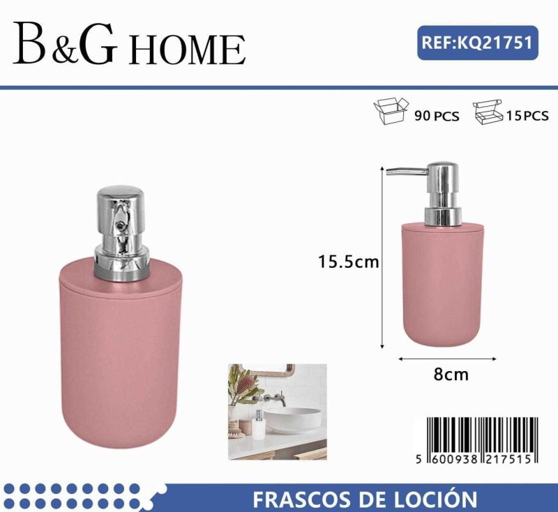 Θήκη κρεμοσάπουνου Dispenser πλαστική - Pink - 21751 - Image 2