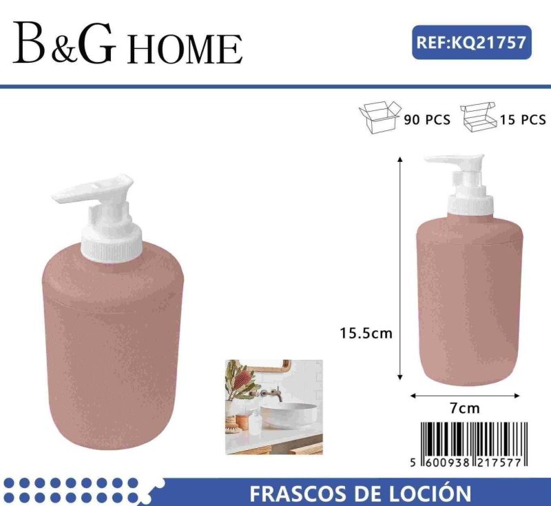 Θήκη κρεμοσάπουνου Dispenser πλαστική - Pink - 21757 - Image 2