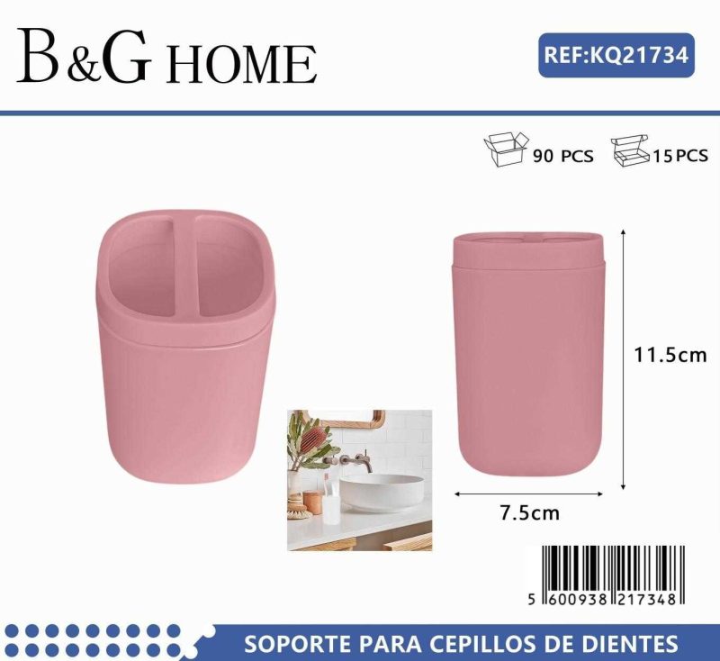 Θήκη οδοντόβουρτσας πλαστική - Pink - 21734 - Image 2