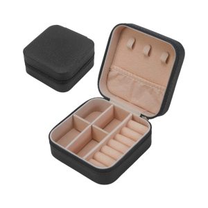 Θήκη οργάνωσης κοσμημάτων mini με φερμουάρ - LD1006 - 922132 - Black