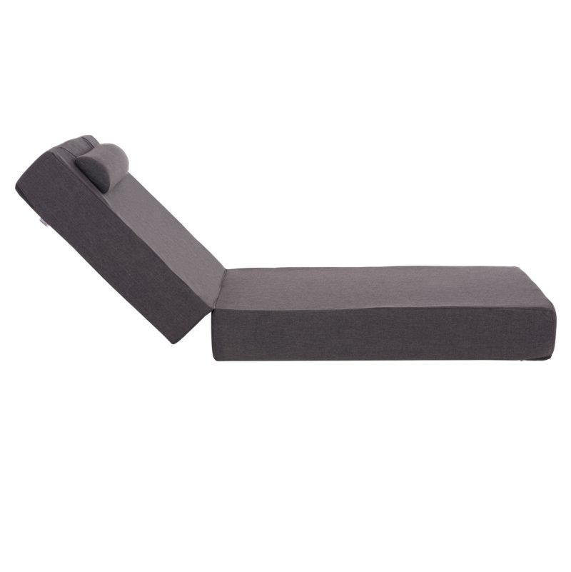 ΜΑΞΙΛΑΡΙ ΞΑΠΛΩΣΤΡΑΣ FB921094.03 OLEFIN ΣΚΟΥΡΟ ΓΚΡΙ ΜΕ FOAM 198x70x20Υεκ - Image 3
