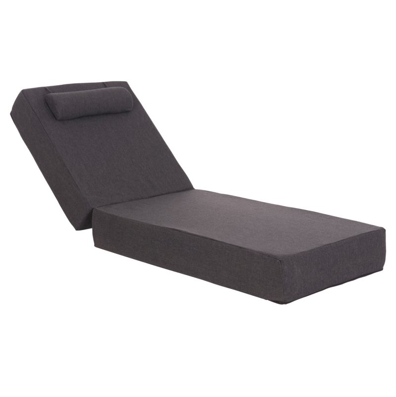 ΜΑΞΙΛΑΡΙ ΞΑΠΛΩΣΤΡΑΣ FB921094.03 OLEFIN ΣΚΟΥΡΟ ΓΚΡΙ ΜΕ FOAM 198x70x20Υεκ