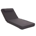 ΜΑΞΙΛΑΡΙ ΞΑΠΛΩΣΤΡΑΣ FB921095.02 OLEFIN ΣΚΟΥΡΟ ΓΚΡΙ ΜΕ FOAM 190x70x10Υεκ