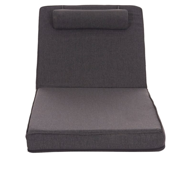 ΜΑΞΙΛΑΡΙ ΞΑΠΛΩΣΤΡΑΣ FB921095.02 OLEFIN ΣΚΟΥΡΟ ΓΚΡΙ ΜΕ FOAM 190x70x10Υεκ - Image 4
