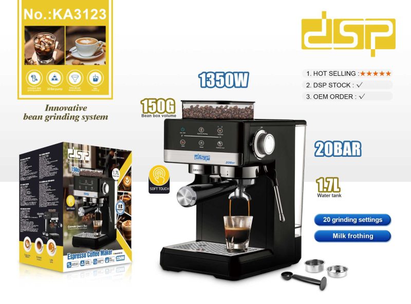 Μηχανή Espresso με μύλο - KA3123 - DSP - 617826 - Image 2