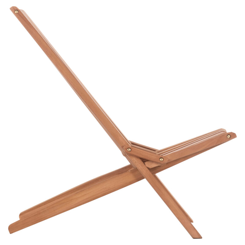 ΠΟΛΥΘΡΟΝΑ LOUNGE ΠΤΥΣΣΟΜΕΝΗ FB918112 ΞΥΛΟ TEAK--ΦΥΣΙΚΟ 61x88.5x89Υεκ. - Image 4