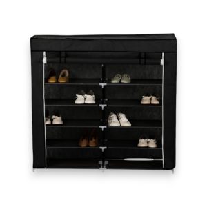 Παπουτσοθήκη υφασμάτινη 5 επιπέδων - T2712 - 801604 - Black