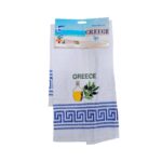 Πετσέτα ποτηρόπανο Souvenir με κέντημα - Σετ 12pcs - Greece - 416129