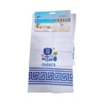 Πετσέτα ποτηρόπανο Souvenir με κέντημα - Σετ 12pcs - Greece - 416242