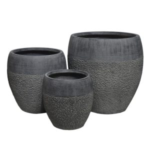 ΣΕΤ 3ΤΜΧ ΓΛΑΣΤΡΕΣ FB94725 FIBERCLAY-ΣΕ ΣΚΟΥΡΟ CEMENT ΧΡΩΜΑ Φ55x54Υεκ