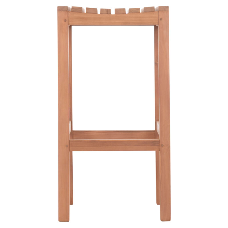 ΣΚΑΜΠΟ ΜΠΑΡ FB918109 ΞΥΛΟ ΤΕΑΚ ΣΕ ΦΥΣΙΚΟ 40x40x77Υεκ. - Image 3