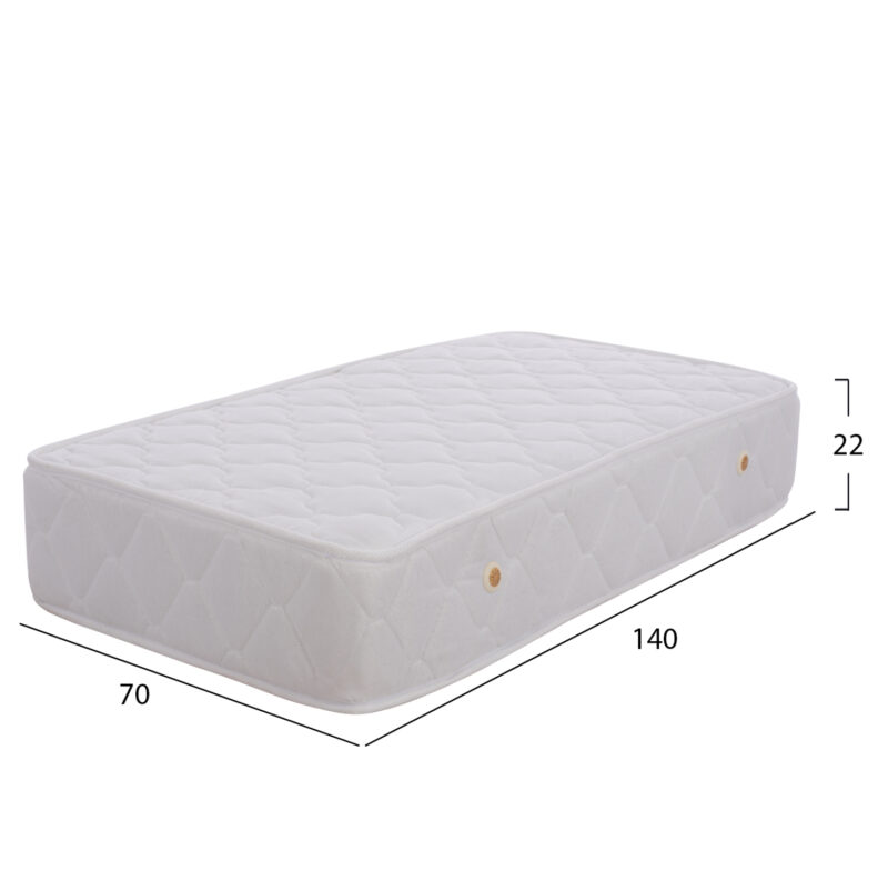 ΣΤΡΩΜΑ BABYCLOUD FB9664.01 BONELL SPRING 70X140 ΛΕΥΚΟ - Image 2