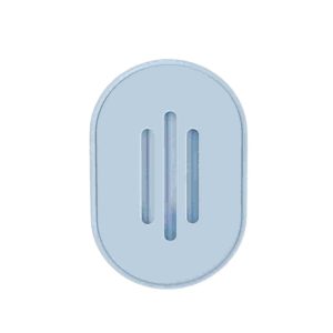 Σαπουνοθήκη μπάνιου πλαστική - Light Blue - 21682