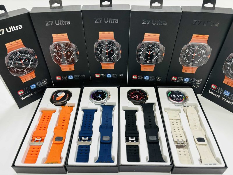Σετ Smartwatch με 2 λουράκια - Z7 Ultra - 065219 - Orange - Image 4