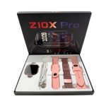 Σετ Smartwatch με 3 λουράκια - Z10X Pro - 065165 - Pink