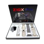 Σετ Smartwatch με 3 λουράκια - Z10X Pro - 065165 - White