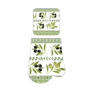 Σετ γάντι & πιάστρα φούρνου Souvenir - Greece - 241859