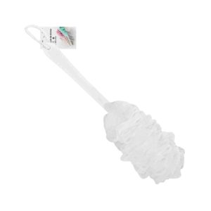 Σφουγγάρι μπάνιου δίχτυ με λαβή - White - 26183