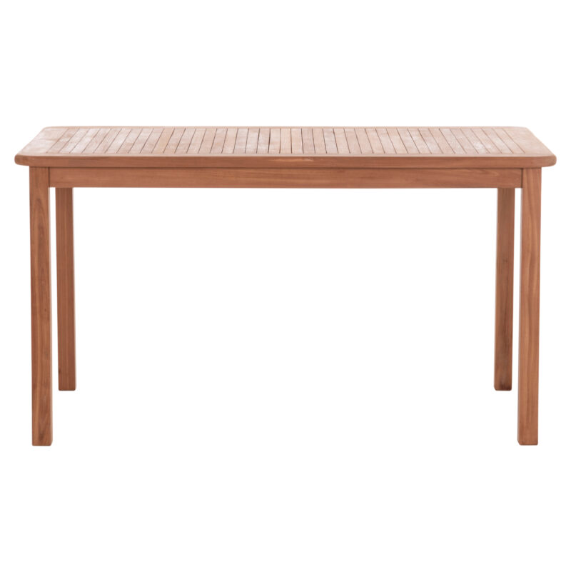ΤΡΑΠΕΖΙ ΟΡΘΟΓΩΝΙΟ FB918123 ΞΥΛΟ TEAK--ΦΥΣΙΚΟ 140x80x76Υεκ. - Image 3