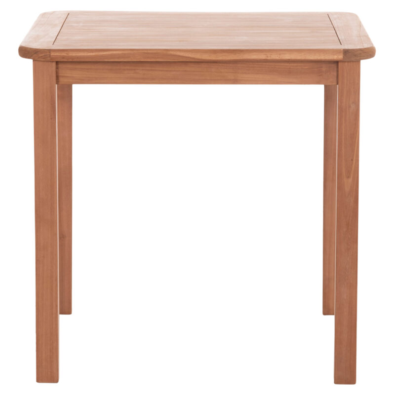 ΤΡΑΠΕΖΙ ΤΕΤΡΑΓΩΝΟ FB918122 ΞΥΛΟ TEAK--ΦΥΣΙΚΟ 80x80x76Υεκ. - Image 3