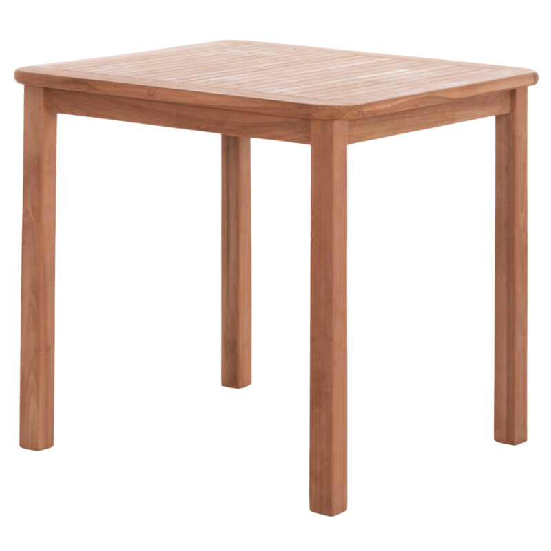 ΤΡΑΠΕΖΙ ΤΕΤΡΑΓΩΝΟ FB918122 ΞΥΛΟ TEAK--ΦΥΣΙΚΟ 80x80x76Υεκ. - Image 4