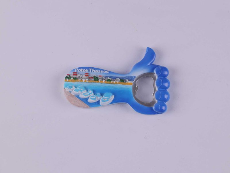 Τουριστικό μαγνητάκι Souvenir - Ανοιχτήρι - Σετ 12pcs - Thassos - 678410 - Image 2