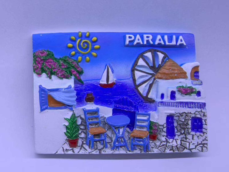 Τουριστικό μαγνητάκι Souvenir - Σετ 12pcs - Paralia - 678418 - Image 2
