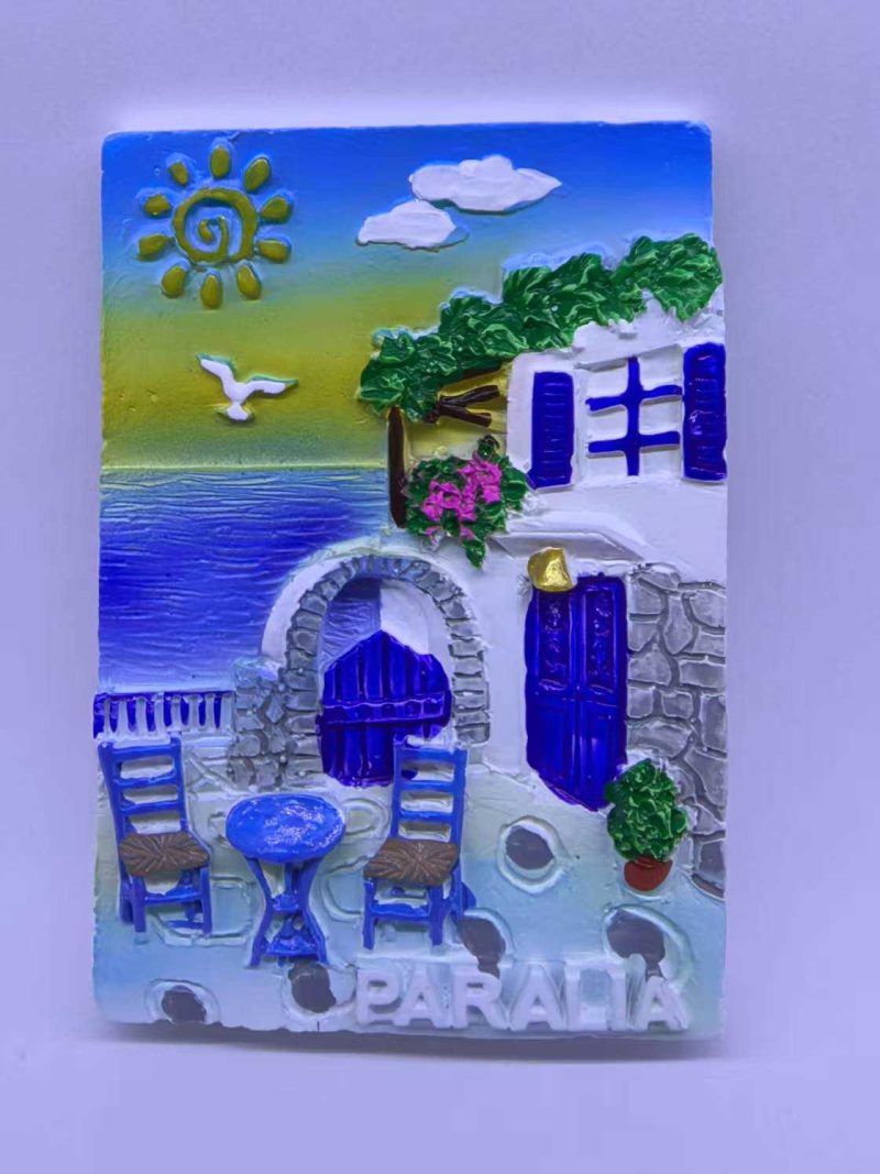 Τουριστικό μαγνητάκι Souvenir - Σετ 12pcs - Paralia - 678425 - Image 2
