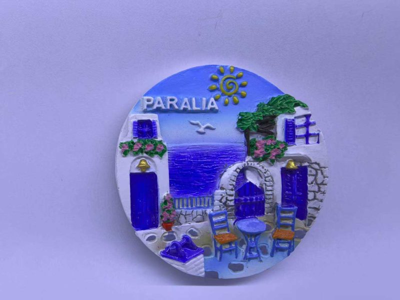 Τουριστικό μαγνητάκι Souvenir - Σετ 12pcs - Paralia - 678426 - Image 2