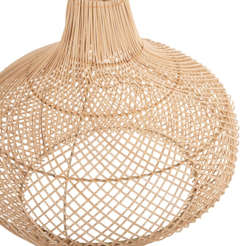 ΦΩΤΙΣΤΙΚΟ ΟΡΟΦΗΣ ΚΡΕΜΑΣΤΟ FB97860 ΦΥΣΙΚΟ RATTAN ΣΕ ΦΥΣΙΚΟ ΧΡΩΜΑ Φ54x46-141Υεκ. - Image 4