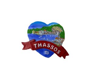 Tουριστικό μαγνητάκι Souvenir – Σετ 12pcs - Resin Magnet - Thassos - 678123
