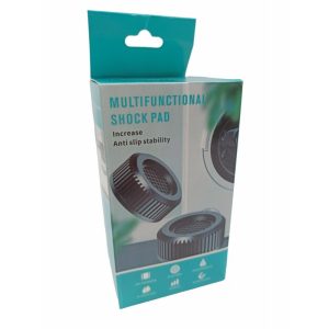 ΑΠΑΛΛΑΓΕΙΤΕ ΑΠΟ ΤΟΥΣ ΕΝΟΧΛΗΤΙΚΟΥΣ ΘΟΡΥΒΟΥΣ ΚΑΙ ΚΡΑΔΑΣΜΟΥΣ! Οι βάσεις Shock Pad εμποδίζουν το κούνημα του πλυντηρίου με τη βοήθεια αντιολισθητικού καουτσούκ που απορροφά τον θόρυβο! Εξαλείψτε την εξάπλωση δυσάρεστων θορύβων και προστατεύστε τη συσκευή και το δάπεδό σας!