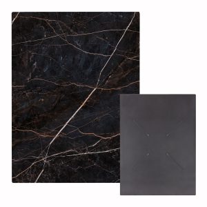 ΕΠΙΦΑΝΕΙΑ ΤΡΑΠΕΖΙΟΥ HPL ΟΡΘΟΓΩΝΙΑ FB96350.34 BLACK MARBLE 60x80εκ.