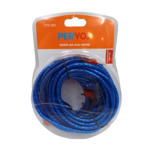 Το καλώδιο ήχου RCA CTC-307 Pervoi προσφέρει υψηλή ποιότητα ήχου και αξιόπιστη σύνδεση σε συστήματα αυτοκινήτου. Διαθέτει επίχρυσες επαφές 24k για βελτιωμένη αγωγιμότητα και μείωση των παρεμβολών. 