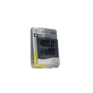 Υψηλής ακρίβειας ψηφιακό θερμόμετρο & υγρασιόμετρο με μεγάλη ευανάγνωστη οθόνη και λειτουργία ελάχιστης και μέγιστης θερμοκρασίας.