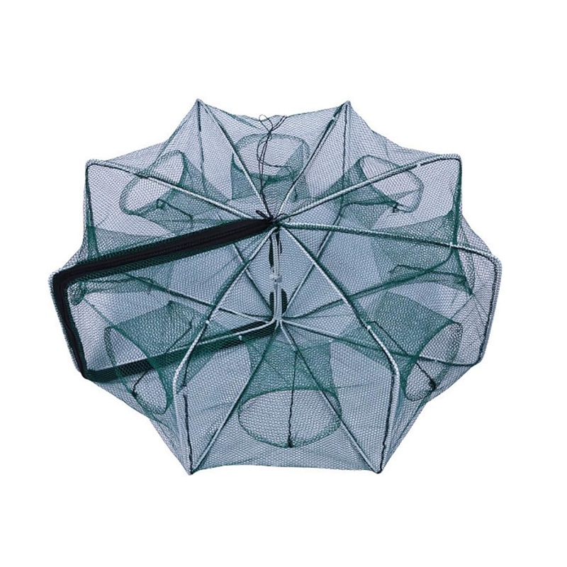 Πτυσσόμενη παγίδα ψαρέματος - Κιούρτος με 8 εισόδους - 21*60cm - 831363