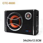 Subwoofer αυτοκινήτου με ενισχυτή - CTC-6630 - F6 - 70W - 003751