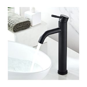 Η αναμεικτική βρύση μαύρο ματ μήκους 28cm