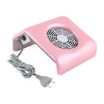 Ηλεκτρικός απορροφητήρας σκόνης νυχιών σε ροζ χρώμα. 